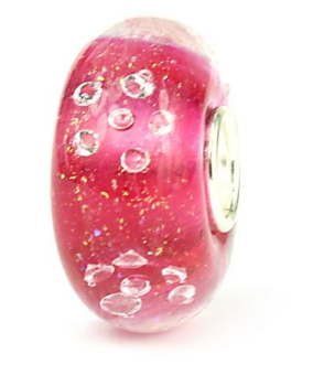 Magenta Flower Monroe - Elfbeads Glass